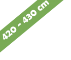 Trampoline Afdekhoes Pro 410 - 430 cm Groen