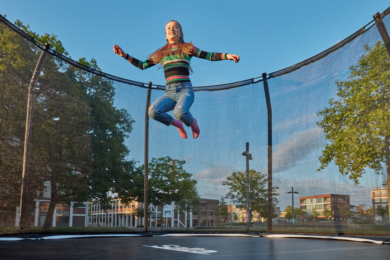 Salta trampolin Premium Black edition